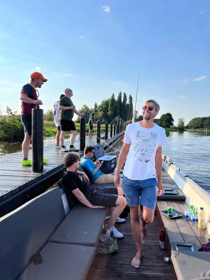 The beginning on the water